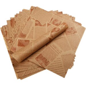 Newspaper Printed Greaseproof Paper