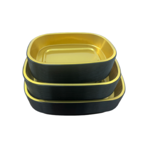 Black Gold Aluminum Foil Container